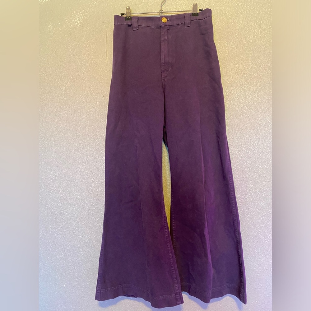 BIG BUD PRESS purple Nebula XS bell bottoms